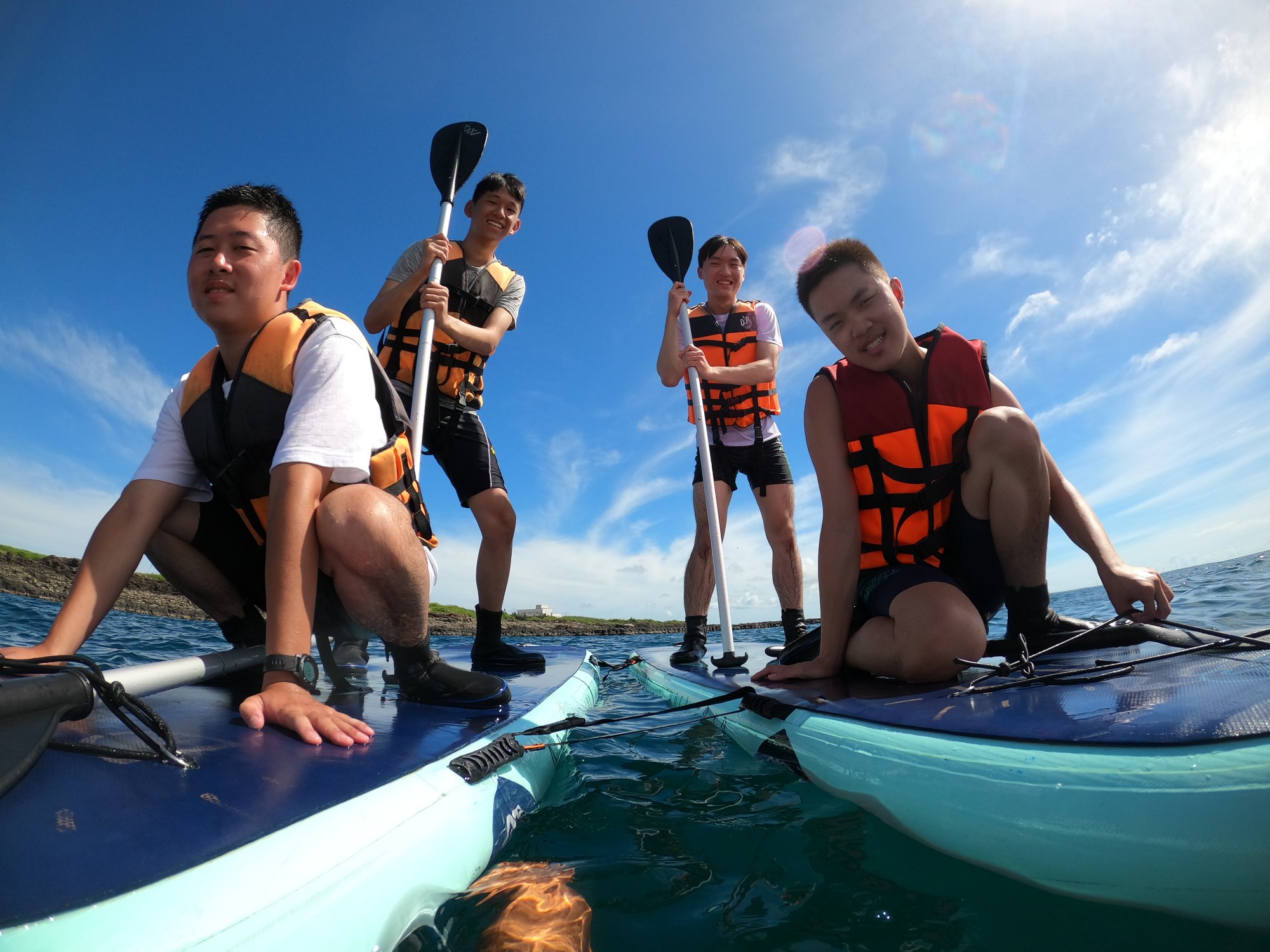 澎湖旅遊-立式划槳(SUP)教學及巡航